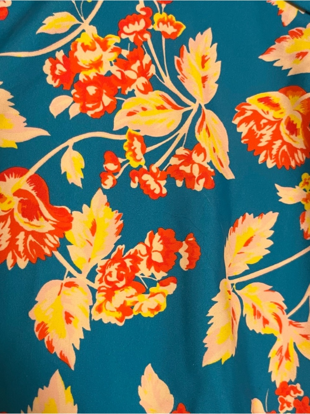 Summersalt x DVF The Perfect Wrap One Piece Swimsuit Floral Teal  NWT 2022 6LT - Picture 8 of 16